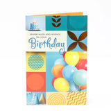 Warm Hugs and Wishes Birthday Greeting Card With Chocolates