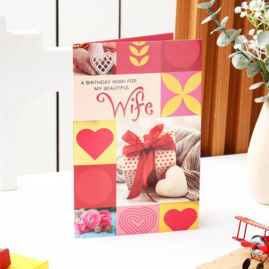 Celebrate Birthday Greeting Card For Wife