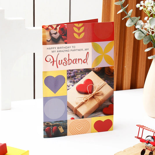 Amazing Partner Birthday Greeting Card For Husband
