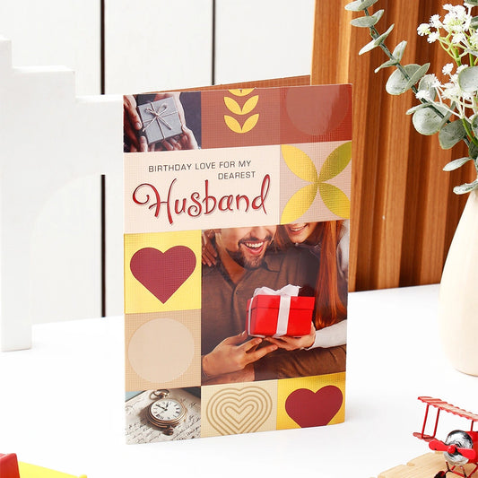 With Love Birthday Greeting Card For Husband