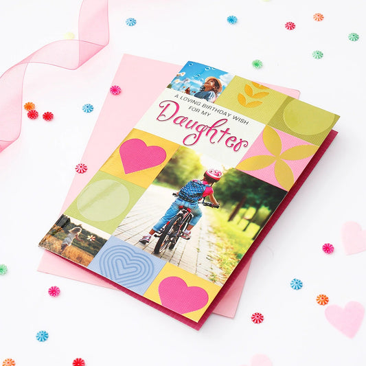 Loving Birthday Greeting Card For Daughter