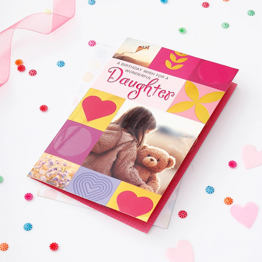 Warm Wishes Birthday Greeting Card For Daughter