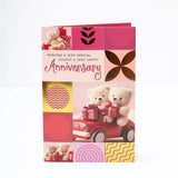 Anniversary Greeting Card For Special Couple With Chocolates