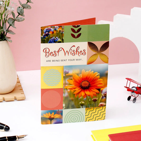 Cheerful Best Wishes Greeting Card