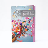 Warm Wishes Birthday Greeting Card With Chocolates