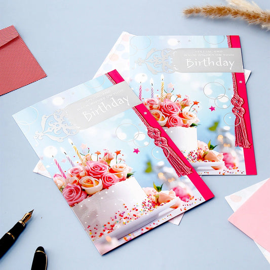 Pack Of 2 Special Wishes Birthday Greeting Card