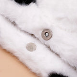 Panda Fluffy Faux Fur Tote Bag