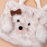 Puppy Fluffy Faux Fur Tote Bag