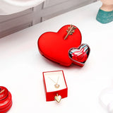 Cupid's Arrow Double Heart Jewellery Box