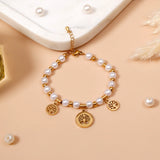 Pearl Tree of Life Charm Bracelet