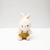White Bunny Soft Toy in Green Dress