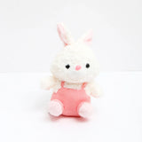 White Bunny Soft Toy in Pink Dress
