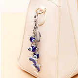 Dolphin Evil Eye Keychain
