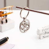 OM Circle Design Keychain