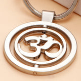 OM Circle Design Keychain