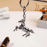 Silver Horse Keychain
