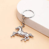 Silver Horse Keychain