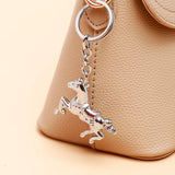 Silver Horse Keychain