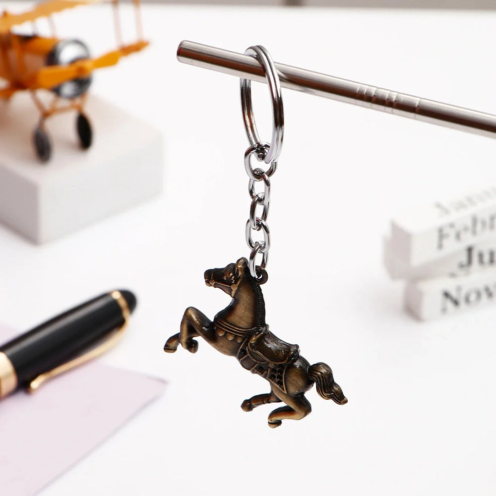 Gold Horse Keychain