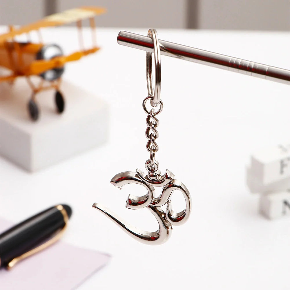 Om Symbol Keychain