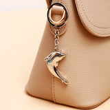 Dolphin Metal Keychain