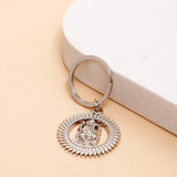 Ganesha Sunburst Keychain