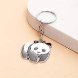 Panda Metal Keychain