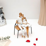 Heartfelt Embrace Couple Figurine Showpiece