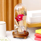 Eternal Rose Glass Dome - Preserved Flower Bell Jar