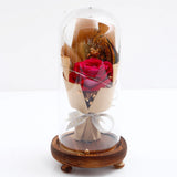 Eternal Rose Glass Dome - Preserved Flower Bell Jar
