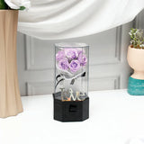 Eternal Love LED Purple Rose Bouquet
