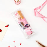 Blush Pink Single Rose Artificial Flower Bouquet