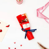 Crimson Love Single Rose Artificial Flower Bouquet