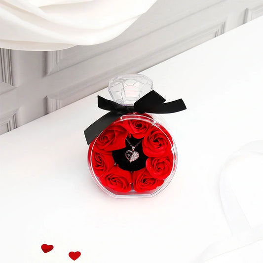 Red Jewellery Valentines Ring Box