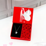 Red Roses Valentines Jewellery Gift Box