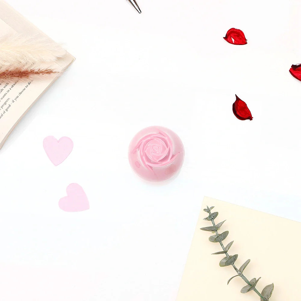 Light Up Be Mine Proposal Pink Rose Ring Holder