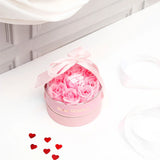 Best Wishes Pink Valentines Jewellery Box
