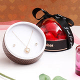 Archies Gals Perfume With Red Jewellery Box and Rose