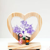 Purple Heart of Love LED Showpiece