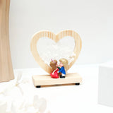 White Heart of Love LED Showpiece