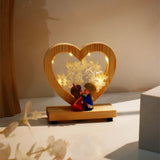 White Heart of Love LED Showpiece