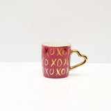 XOXO Pink Love Handle Mug