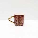 Romantic Purple Love Handle Mug