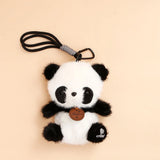 Mini Panda Plush Keychain Soft Toy