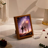 Romantic Nightscape LED Wooden Shadow Box Frame