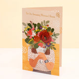 Wonderful Women's Day Card With Gals Perfume