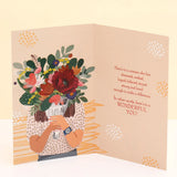 Wonderful Women's Day Card With Gals Perfume