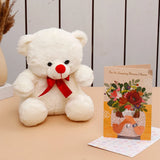 Wonderful Women's Day Greeting Card With Teddy