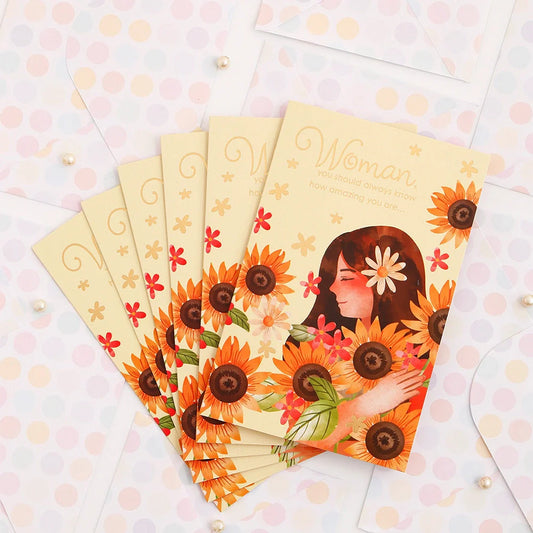 Pack Of 6 You Are Special Women's Day Greeting Card