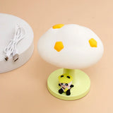 Cute Panda Mushroom LED Night Lamp
